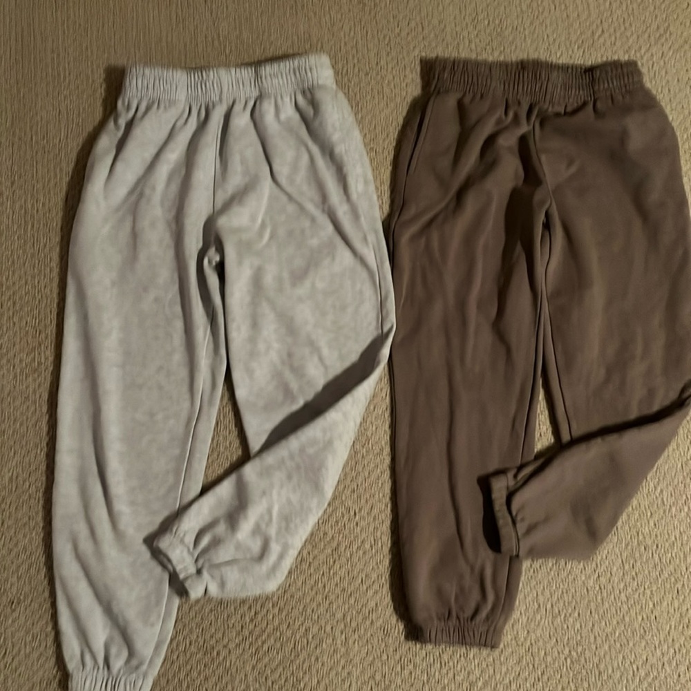 Two pairs Garage sweatpants size small